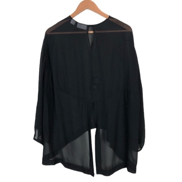 Sass and Bide Sheer Split Back Top - Picture 2 of 9